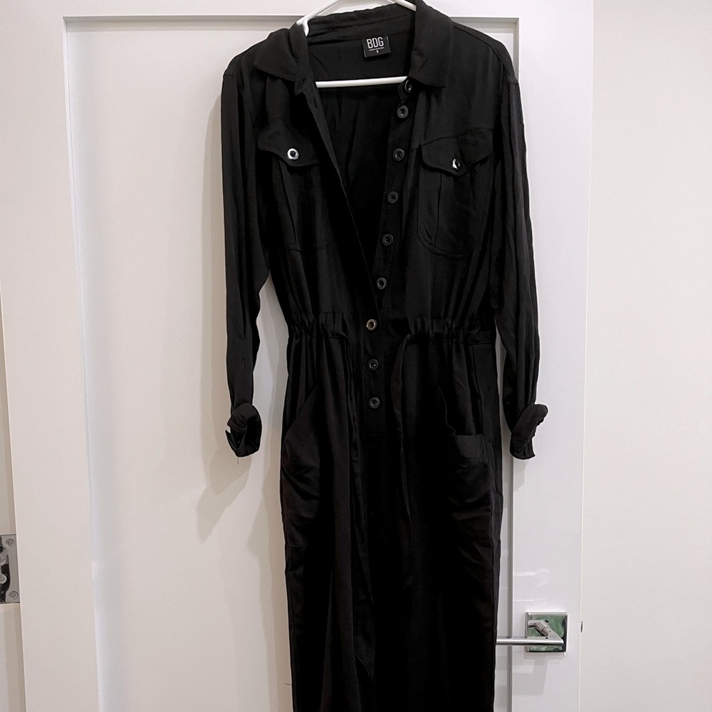 BDG black jumpsuit.